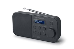 Radijo imtuvas Muse Alarm function, M-109DB, Portable radio, Black