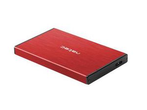 NATEC NKZ-1279 external enclosure RHINO GO for 2.5inch SATA USB 3.0 Red
