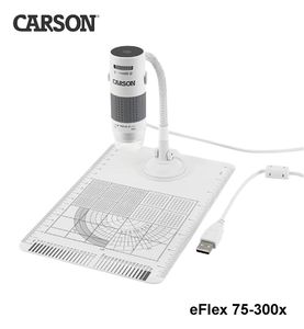 Carson eFlex 75-300x USB skaitmeninis mikroskopas MLP išsiuntima