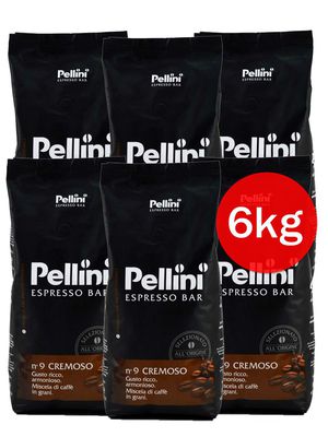 Kavos pupelės Pellini "Espresso Bar Cremoso" 6kg.