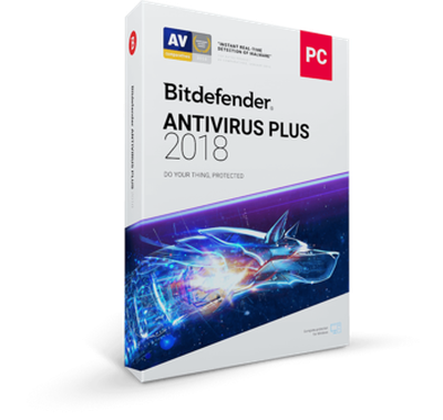 Bitdefender Antivirus Plus 2 metams 1 kompiuteriui
