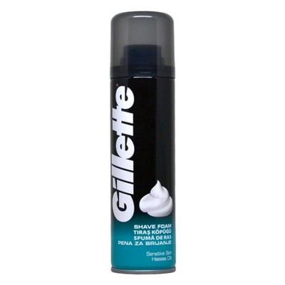 Gillette Shave Foam Sensitive Skin Skutimosi putos jautriai odai, 200ml