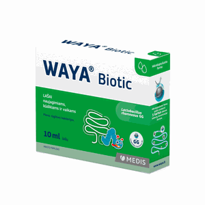 WAYA Biotic gerosios bakterijos vaikams, lašai 10 ml