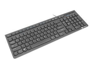 Klaviatūra Natec Keyboard Discus 2 Slim Wired, US Layout, USB 2.0, Black