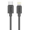 USB cable Budi 35W 1.2m (black)