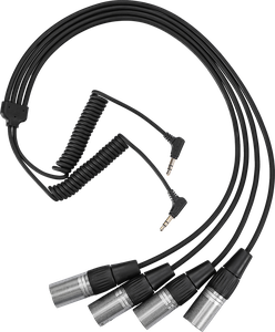 SARAMONIC CABLE SR-C2020 DUAL 3.5MM TRS MALE TO FOUR XLR MALE CABLE (SR-C2020)
