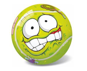 Spalvotas kamuolys Crazy (žalias) 23 cm