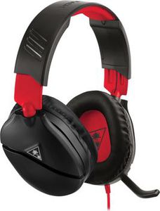 Turtle Beach RECON 70 Wired Over-ear Gaming Headphones with Foldable microphone - Black/Red | Xbox One/Xbox Series X|S/PS4/PS5/Nintendo Switch/PC/Smartphones