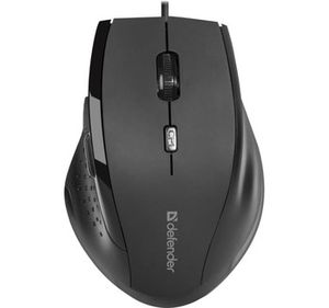 Defender MM-362 Accura Black Wired Optical Mouse