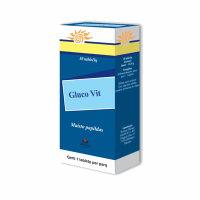 Gluco Vit (Diabetiker Vitamine) tabletės N30