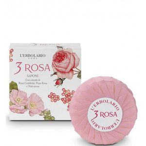 L'Erbolario 3 Rosa Rožių aromato kvapnusis muilas, 100g