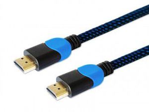 Cable HDMI GCL-05 3m, v2.0, braid blue