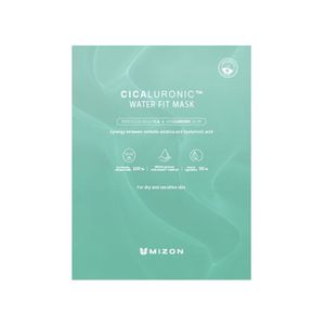 Mizon Cicaluronic Water Fit Mask Lakštinė veido kaukė su hialurono rūgštimi, 24g