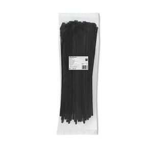 QOLTEC 52237 Reusable Self locking cable tie 7.2x450mm Nylon UV Black