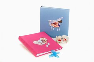 Albumas  KPH FA-912  Baby`s HISTORY 29x32 60psl | vaikiškas |  kampučiai/lipdukai | max 10x15 240 | medžiaga | viršelyje keičiama nuotrauka