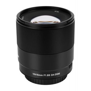 Yongnuo YN 16 mm f/1.8 DA DSM lens for Sony E