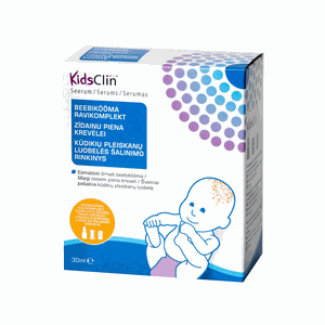 KidsClin Serumas kūdikių pleiskanų luobelės šalinimo rinkinys 3IN1, 30 ml