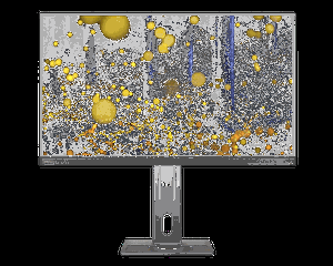 Monitorius Lenovo ThinkVision E27q-20 27 ", IPS, QHD, 16:9, 4 ms, 350 cd/m², Raven Black, 75 Hz, DisplayPorts quantity 1, 2560 x 1440, HDMI ports quan