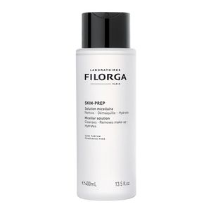 FILORGA SKIN-PREP MICELLAR SOLUTION micelinis vanduo sausai-mišriai odai greitam makiažo pašalinimui, 400 ml