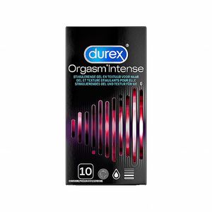 Durex - Orgasm Intense stimuliuojantys prezervatyvai 10 vnt.