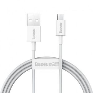 Baseus Superior USB to Micro USB 2A 1m, White - greito įkrovimo kabelis