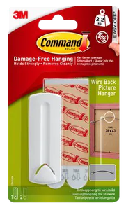 3M COMMAND PICTURE HANGER FOR WIRE-BACKED FRAMES