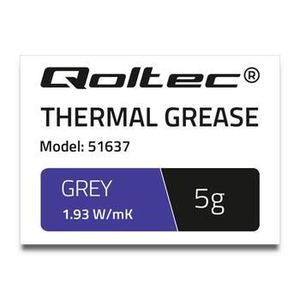 QOLTEC 51637 Qoltec Thermal paste 1.93 W/m-K 5g grey