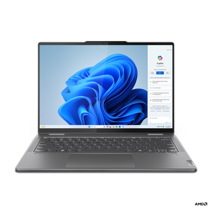 Yoga 7 2-in-1 14AHP9 | Storm Grey | 14 " | OLED | Touchscreen | WUXGA | 1920 x 1200 pixels | Glossy | AMD Ryzen 7 | 8840HS | 16 GB | Soldered LPDDR5x | Solid-state drive capacity 1000 GB | AMD Radeon 780M Graphics | Windows 11 Home | 802.11ax | Bluetooth version 5.3 | Keyboard language Nordic | Keyboard backlit | Warranty 24 month(s) | Battery warranty 12 month(s)