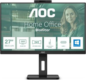 AOC Monitor 24P3QW 23.8 " IPS 1920 x 1080 pixels 16:9 4 ms Black 75 Hz HDMI ports quantity 2