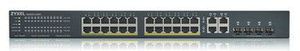 ZyXEL GS1920-24HP v2 Managed Switch 28Port 24xGb and 4xGb 375W PoE NebulaFlex Cloud