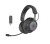 DELTACO GAMING DH440 RGB black wireless headphones 7.1 |USB