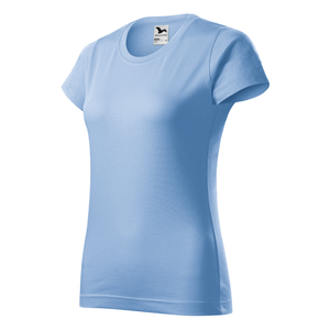 Moteriški Marškinėliai MALFINI Basic 134, Sky Blue