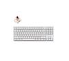 Keychron Q3 80% White mechaninė klaviatūra (ANSI, RGB, Hot-Swap, Gateron G Pro BrownSwitch)