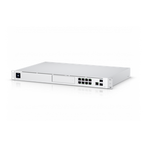 Maršrutizatorius Ubiquiti 1U Rackmount 10Gbps UniFi Multi-Application System with 3.5" HDD Expansion and 8Port Switch