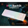 Royal Kludge RK G68 white wireless mechanical keyboard | 65%, Hot-swap, RGB, Red Switches, US