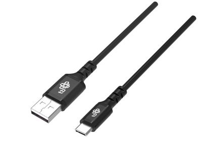 TB Cable USB-USB C 2m silicone black Quick Charge