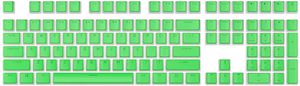 Royal Kludge Pudding PBT Keycaps - (104 pcs., Grass green, PBT, ISO, UK layout)