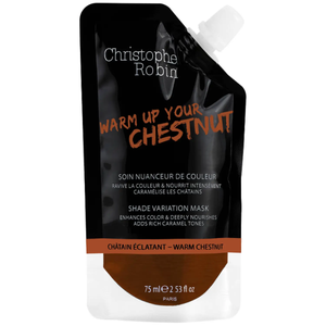 Christophe Robin  Shade Variation Warm Chestnut Dažanti plaukų kaukė, 75ml