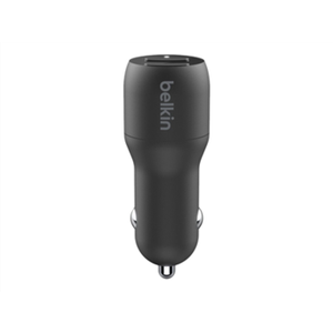 Belkin | Dual USB-A Car Charger 24W + USB-A to Lightning Cable | BOOST CHARGE
