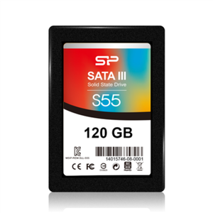 Silicon Power SSD Slim S55 120GB 2.5'', SATA III 6GB/s, 550/420 MB/s, 7mm