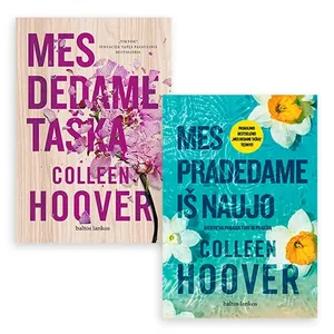 Colleen Hoover 2 knygų rinkinys: Mes dedame tašką + Mes pradedame iš naujo