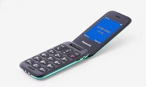 Panasonic KX-TU400 Easy Use Mobile Phone, Tourqoise