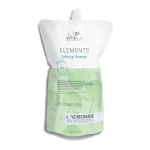 Wella Professionals ELEMENTS Calming Shampoo Refill Raminamojo šampūno sausai galvos odai papildymas, 1000ml