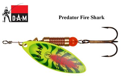 Sukriukės (blizgės) DAM Effzett predator Fire Shark 12 g