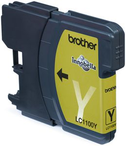 BROTHER LC-1100 ink cartridge yellow standard capacity 7.5ml 325 pages 1-pack