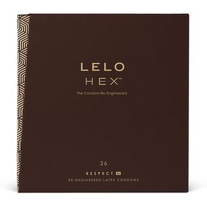 Lelo - HEX prezervatyvai Respect XL 36 vnt