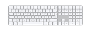 Klaviatūra Apple Magic Keyboard with Touch ID and Numeric Keypad Wireless, EN, skirtas Mac models with Apple silicon, Bluetooth