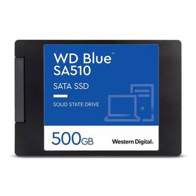 WD Blue SA510 SSD 500GB SATA III 6Gb/s cased 2.5inch 7mm internal single-packed