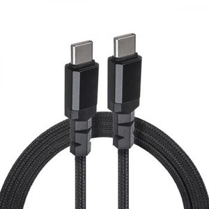 Cable 2x USB-C 100W 1m PD black Maclean MCE491