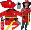 Vaikiškas gaisrininko kostiumas su priedais 4936